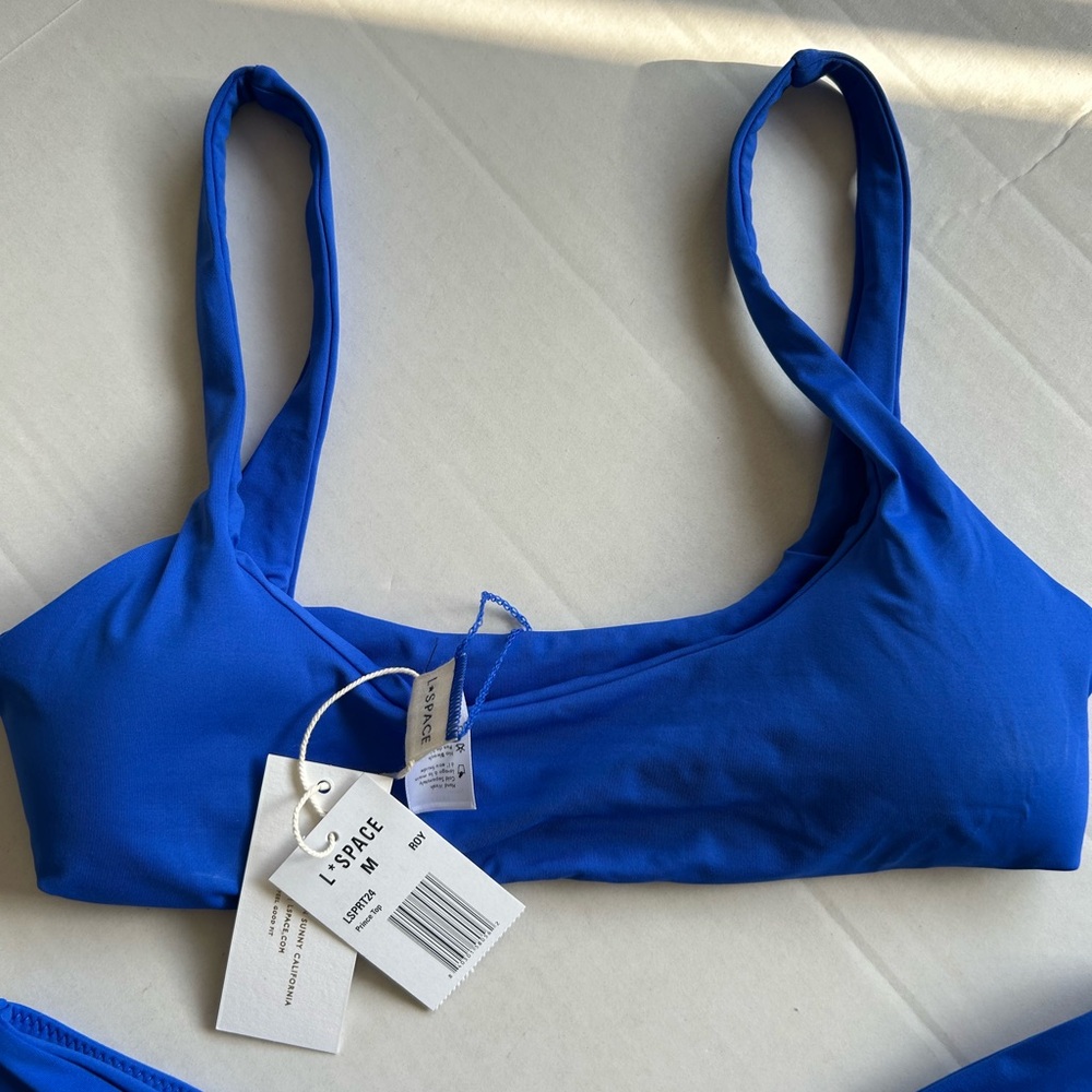 L*Space Prince Bikini Top Ella Bikini Bottom Two Pieces Bikini Set Size M/L - Picture 4 of 10